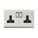 Saxby RS422BSB 13A 2G DP Switched Socket - Saxby - Falcon Electrical