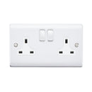 Saxby RS422PCW 13A 2G DP Switched Socket - Saxby - Falcon Electrical
