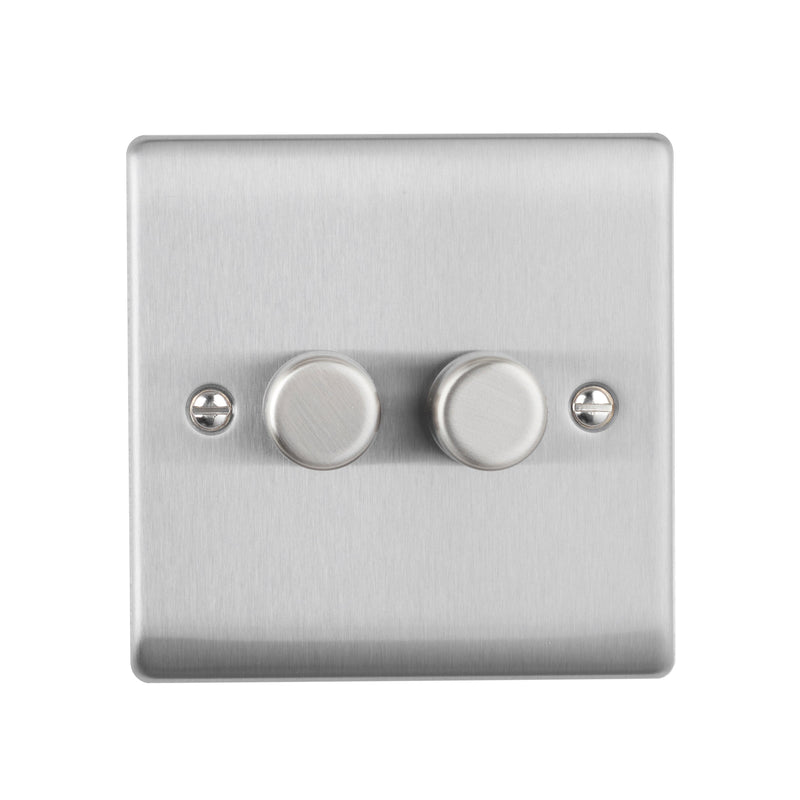 Saxby RS662BS 2G LED Dimmer 5-100W