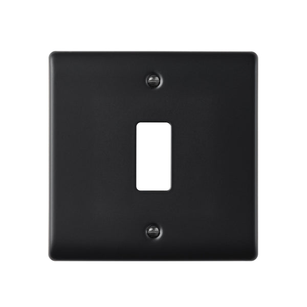 Saxby RSGFP1BL 1G Grid Front Plate