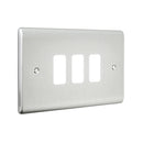 Saxby RSGFP3BS 3G Grid Front Plate - Saxby - Falcon Electrical