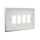 Saxby RSGFP4BS 4G Grid Front Plate - Saxby - Falcon Electrical