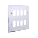 Saxby RSGFP8PC 8G Grid Front Plate - Saxby - Falcon Electrical