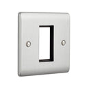 Saxby RSMFP1BS 1G Modular Faceplate (1 Module) - Saxby - Falcon Electrical