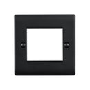 Saxby RSMFP2BL 2G Modular Faceplate (2 Modules)