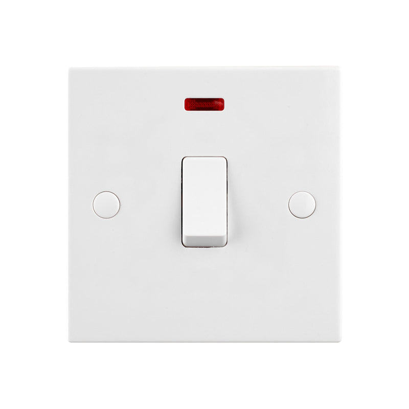 Saxby SE271 20A 1G DP Switch With Neon