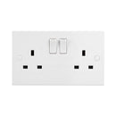 Saxby SE422 13A 2G DP Switched Socket - Saxby - Falcon Electrical