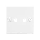 Saxby SE82DIM 2G Dimmer Plate With Dimmer Caps - Saxby - Falcon Electrical