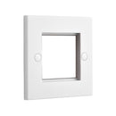 Saxby SEMFP2 2G Modular Faceplate (2 Modules) - Saxby - Falcon Electrical