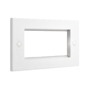 Saxby SEMFP4 4G Modular Faceplate (4 Modules) - Saxby - Falcon Electrical