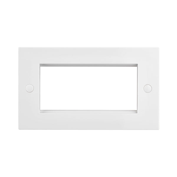 Saxby SEMFP4 4G Modular Faceplate (4 Modules)