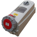 ESR SI63546 63A 5 Pin (3P+N+E) Red IP67 Industrial Switched Interlock Socket 415V c/w Din Rail - ESR - Falcon Electrical