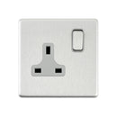 Saxby SL412BSG 13A 1G DP Switched Socket - Saxby - Falcon Electrical
