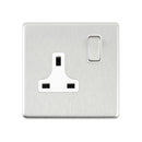 Saxby SL412BSW 13A 1G DP Switched Socket - Saxby - Falcon Electrical