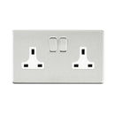 Saxby SL422BSW 13A 2G DP Switched Socket - Saxby - Falcon Electrical