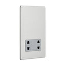 Saxby SL441BSG Dual Voltage Shaver Socket - Saxby - Falcon Electrical
