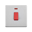 Saxby SL553BS 45A 1G DP Switch with Neon