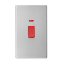 Saxby SL555BS 45A Large Plate DP Switch with Neon