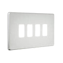 Saxby SLGFP4BS 4G Grid Front Plate - Saxby - Falcon Electrical
