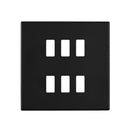 Saxby SLGFP6BL 6G Grid Front Plate