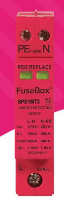 NEW F3 Series!!! Fusebox SPD1MT2 SPD T2 single module direct to busbar connection - Fusebox - Falcon Electrical