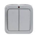 Saxby WP202 20A 2G 2 - way Switch with Indicator - Saxby - Falcon Electrical