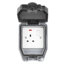 Saxby WP412 13A 1G DP Switched Socket - Saxby - Falcon Electrical
