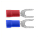 Mixed CTRF4 RED CRIMP TERMINALS 4.3mm Red Fork
