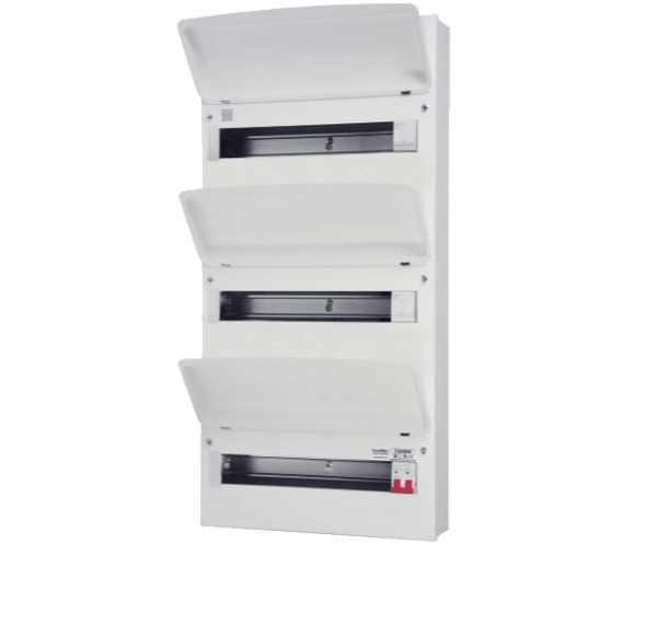 Fusebox F2045M 100A Main Switch 45 Way (3 Bank) Consumer Unit (Now F3048M) - Fusebox - Falcon Electrical