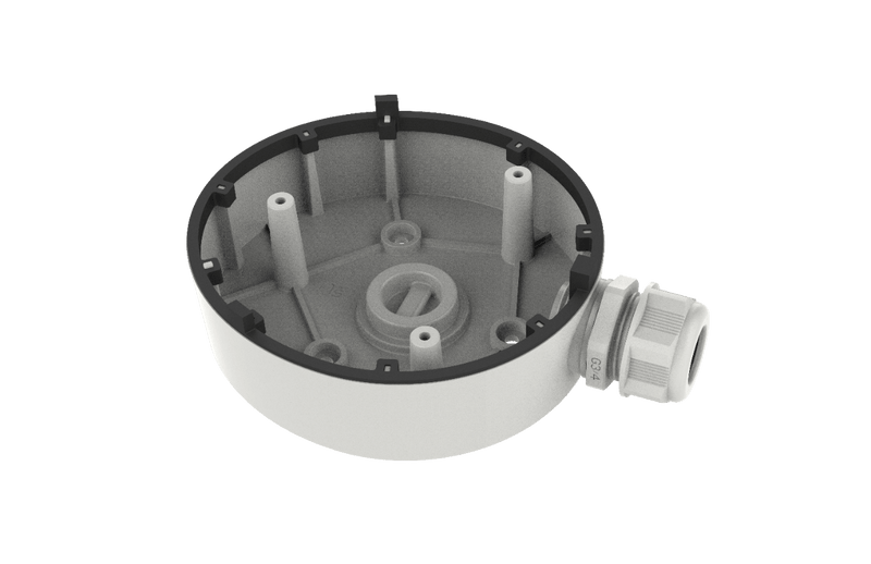 Hikvision DS-1280ZJ-DM46 Junction Box for DS-2CD2525FWD-IS & DS-2CD2563G0-IS Mini-dome Cameras - Hikvision - Falcon Electrical UK