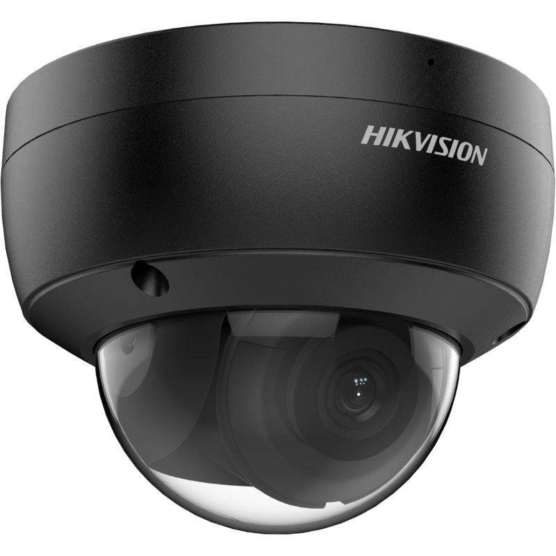 Hikvision DS-2CD2146G2-ISU(2.8MM)(C) Black 4MP Camera with Darkfighter Internal Acusense Vandal Dome, 2.8mm Lens - Hikvision - Falcon Electrical UK