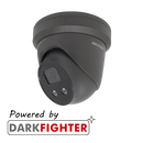 Hikvision DS-2CD2346G2-IU(2.8MM)/GREY(C) 4MP AcuSense Camera with External Turret and 2.8mm Lens - Hikvision - Falcon Electrical UK