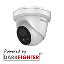 HIKVISION DS-2CD2346G2-IU(4MM)(C) 4MP fixed lens Darkfighter turret camera with IR & built in mic - Hikvision - Falcon Electrical UK
