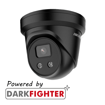 Hikvision DS-2CD2386G2-ISU/SL(2.8MM)/B(C) 8MP AcuSense external turret, 2.8mm lens, IP66, H.265+, DC12V & PoE, WDR, 30m IR, built in microphone, built in speaker and alarm, Active strobe lightand audio alarm to warn intruders off - Hikvision - Falcon Electrical UK