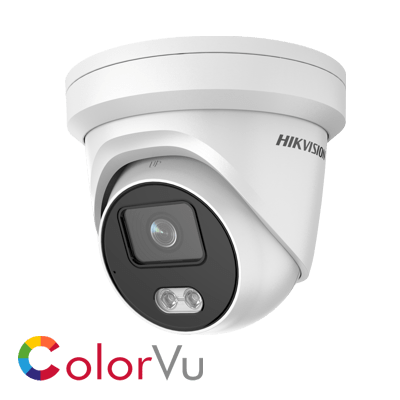 Hikvision DS-2CD2347G2H-LIU(2.8MM)(EF) 4 MP Smart Hybrid Light with ColorVu Fixed Turret Network Camera - Hikvision - Falcon Electrical UK