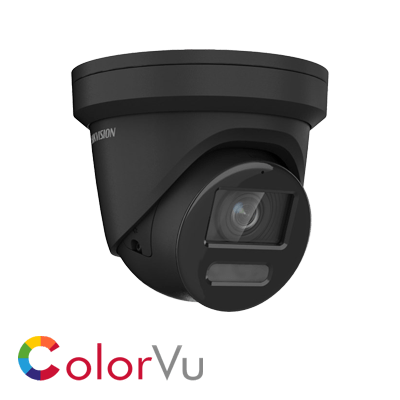 Hikvision DS-2CD2387G2H-LISU/SL(2.8mm)(EF) Black 8 MP Smart Hybrid Light with ColorVu Fixed Turret Network Camera - Hikvision - Falcon Electrical UK