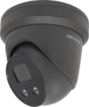 Hikvision DS-2CD2366G2-IU(2.8MM)/GREY(C) 6MP external turret, 2.8mm fixed lens, IP67, H.265+, DC12V & PoE, WDR, 30m IR - Hikvision - Falcon Electrical UK