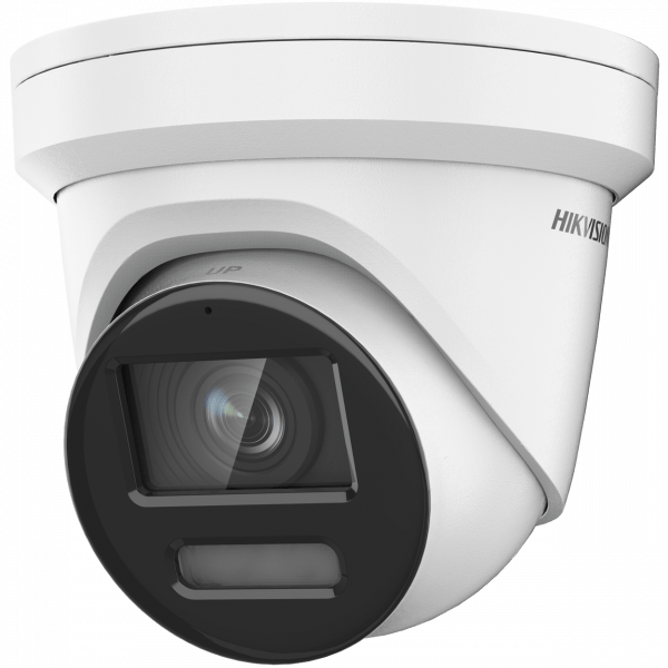 Hikvision DS-2CD2387G2-LU(4mm)(C) 8MP AcuSense & ColorVu external turret, 4mm lens, IP67, H.265+, DC12V & PoE, WDR, built in microphone - Hikvision - Falcon Electrical UK