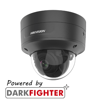HIKVISION DS-2CD2746G2-IZS/BLACK(C) AcuSense 4MP motorized varifocal lens Darkfighter dome camera with IR - Hikvision - Falcon Electrical UK