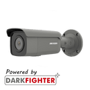 Hikvision DS-2CD2T46G2-2I(4MM)/GREY 4MP AcuSense external bullet, 4mm fixedlens, H.265+, DC12V & PoE, WDR, 60m IR - Hikvision - Falcon Electrical UK