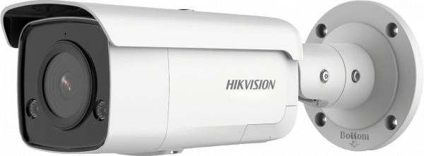 Hikvision DS-2CD2T86G2-ISU/SL(4mm)(C) 8MP AcuSense external bullet, 4mm lens, H.265+, DC12V & PoE, WDR, built in microphone, 60m IR - Hikvision - Falcon Electrical UK