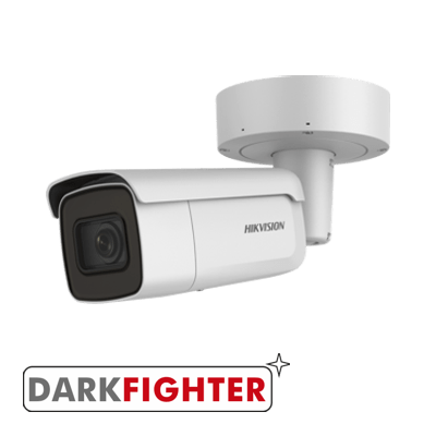 Hikvision DS-2CD2646G2-IZS(2.8-12mm)(C) 4MP AcuSense external bullet, 2.8-12mm motorized lens, H.265+, DC12V & PoE, WDR, 60m IR - Hikvision - Falcon Electrical UK