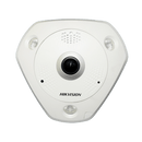 Hikvision DS-2CD6365G0-IS(1.27mm)(B) 6MP internal fisheye, 1.27mm lens, H.265+, DC12V & PoE, DWDR, 15m IR, Audio/Alarm IO - Hikvision - Falcon Electrical UK