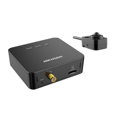 Hikvision DS-2CD6425G1-20(3.7mm)2m 2MP internal covert, 3.7mm lens, 0.002 Lux, Micro SD card slot, 25fps, H.265+, DC12V & PoE, WDR, Audio/Alarm IO, line crossing detection, 2m Lead & Decoder Box - Hikvision - Falcon Electrical UK