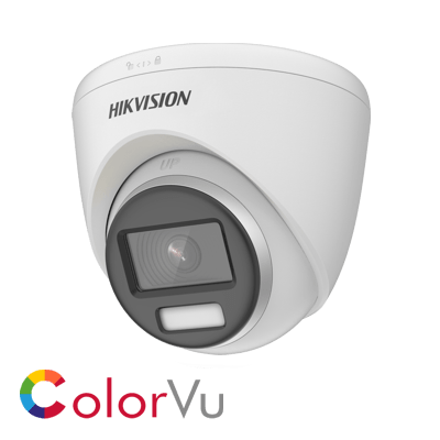 HIKVISION DS-2CE72KF3T(2.8MM) 3K fixed lens ColorVu turret camera - Hikvision - Falcon Electrical UK