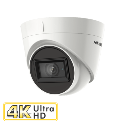 Hikvision DS-2CE78U1T-IT3F(2.8mm) 8MP External Turret, 2.8mm, Fixed Lens Camera - Hikvision - Falcon Electrical UK