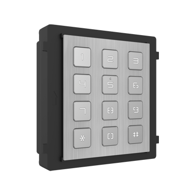 Hikvision DS-KD-KP/S Stainless Steel Keypad Module - Hikvision - Falcon Electrical UK