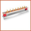 Mixed EBAR8 EARTH BARS - 410mm 8 WAY COPPER BAR - Mixed - Falcon Electrical