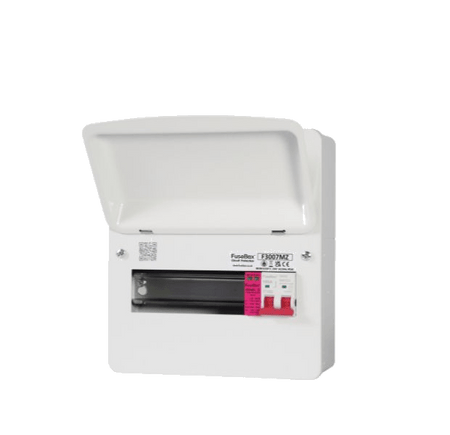 Fusebox F2006MX 6 - way (Now 7 - Way) Consumer Unit with 100A Isolator + T2 SPD (Now F3007MZ) - Fusebox - Falcon Electrical