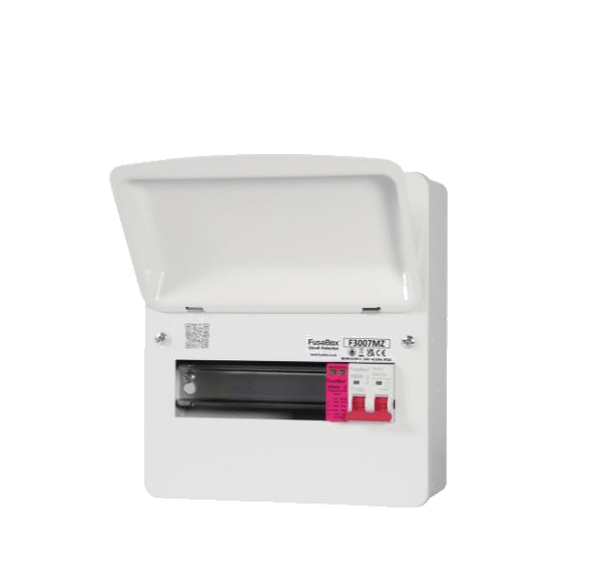 Fusebox F2006MX 6 - way (Now 7 - Way) Consumer Unit with 100A Isolator + T2 SPD (Now F3007MZ) - Fusebox - Falcon Electrical